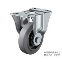 ユーエイ サイレンス型キャスター 固定車プレート式 SK-100NRF-G 1個 62-9798-73（直送品）