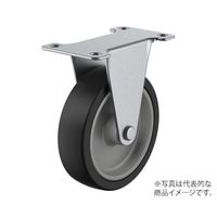 ユーエイ SGR型キャスター 固定車プレート式 SGR-100NR 1個 62-9790-50（直送品）