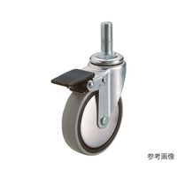 ユーエイ ST特殊型キャスター 自在車ねじ込み式(ダブルストッパー付) ST-100NUSW-1M16 40 1個 62-9792-11（直送品）