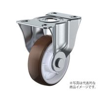 ユーエイ SK型キャスター 固定車プレート式 SK-100BRU 1個 62-9791-35（直送品）