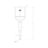 旭製作所 ブフナー形・ろ過器(摺付) 3918-3G/3 1個 63-2588-29（直送品）