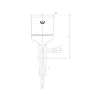 旭製作所 ブフナー形・ろ過器(摺付・吸引口付) 3920-3G/1 1個 63-2588-43（直送品）