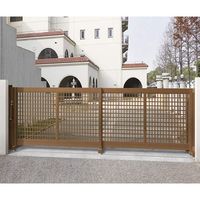 四国化成建材 スタックラインSA2型手動式 H1400 開口幅6500 アルミ 格子 片引き SA2F14MR-S65SBZ 1個（直送品）