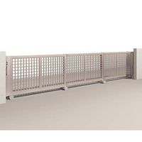 四国化成建材 スタックラインSA2型手動式 H1200 開口幅8000 アルミ 格子 片引き SA2T12ML-S8SSC 1個（直送品）