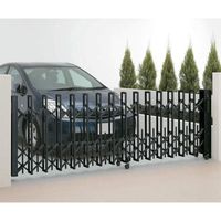 四国化成建材 ニューハピネスHGペットガードタイプ W640W H1250 両開き キャスタータイプ NHGPC-640WBK 1個（直送品）