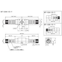 ダイキン工業 モジュラースタック形絞り弁 MT-02WI-55-T 1PC（直送品）