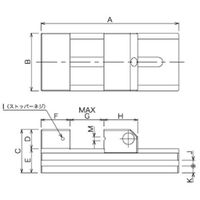 日本オートマチックマシン（JAPAN AUTOMATIC MACHINE） 精密ステンレスバイス DS80 1台（直送品） - アスクル