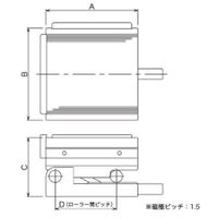 日本オートマチックマシン マグネット付サインプレート MSP75 1UNT（直送品）