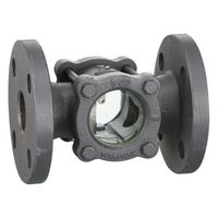 ヨシタケ 透視式サイトグラス SLー1F(32A、1ー1/4B)接続:JIS10KFF SL-1F -32A 1個 62-6217-31（直送品）