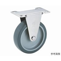 ユーエイ SUSーER型キャスター 固定車プレート式 径50mm エラストマー車輪 SUS-ER-50EL 1個 62-9778-32（直送品）