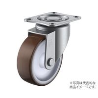 ユーエイ SUSーSG型キャスター 自在車プレート式 径75mm ゴム車輪(ナイロンホイル) SUS-SG-75NR 1個（直送品）