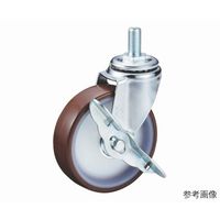 ユーエイ ETーS型キャスター 自在車ねじ込み式(ストッパー付) ET-50URSW3/8 14 1個 62-9781-64（直送品）