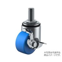 ユーエイ HTーS型キャスター 自在車ねじ込み式(ストッパー付) HT-50MCSM20 40 1個 62-9784-10（直送品）