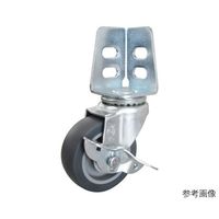 ユーエイ SAーS型キャスター 自在車アングル式(ストッパー付) SA-75ELS 1個 62-9789-68（直送品）