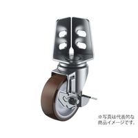 ユーエイ SAーS型キャスター 自在車アングル式(ストッパー付) SA-75UHFDS 1個 62-9789-80（直送品）