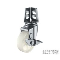 ユーエイ SAーS型キャスター 自在車アングル式(ストッパー付) SA-75NS 1個 62-9789-74（直送品）