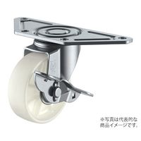 ユーエイ SGCーS型キャスター 自在車プレート式(ストッパー付) SGC-65NS 8.8 1個 62-9790-30（直送品）