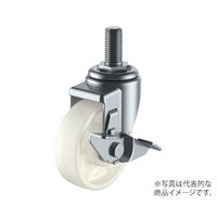 ユーエイ SJTーS型キャスター 自在車ねじ込み式(ストッパー付) SJT-100NBSM16 40 1個 62-9790-86（直送品）