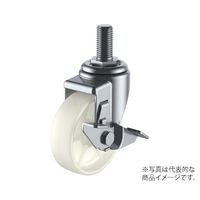 ユーエイ SJTーS型キャスター 自在車ねじ込み式(ストッパー付) SJT-100NSM16 40 1個 62-9790-92（直送品）