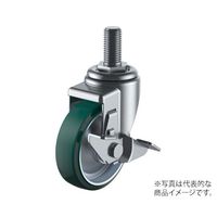ユーエイ SJTーS型キャスター 自在車ねじ込み式(ストッパー付) SJT-100UWSM20 40 1個 62-9790-97（直送品）