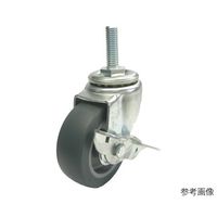ユーエイ STーS型キャスター 自在車ねじ込み式(ストッパー付) ST-65ELSW3/4 40 1個 62-9793-12（直送品）