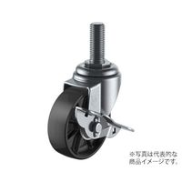 ユーエイ STーS型キャスター 自在車ねじ込み式(ストッパー付) ST-50BNSW3/4 40 1個 62-9792-63（直送品）