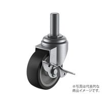 ユーエイ SUSーSTーS型キャスター 自在車ねじ込み式(ストッパー付) SUS-ST-75NRSW3/4 40 1個（直送品）