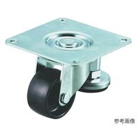 ユーエイ EーAF型キャスター 自在車プレート式 径50mm ナイロン車輪(黒) E-50BN-AF 1個 62-9798-39（直送品）