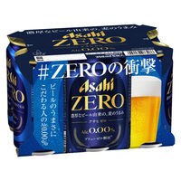 ノンアルコールビール ビールテイスト飲料 アサヒゼロ 350ml 1セット（6本）
