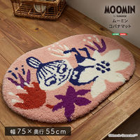 ホームテイスト MOOMIN/ムーミン コバナマット KOBANA MAT 幅750×奥行550ｍm ピンク SH-26-KBM 1枚（直送品）