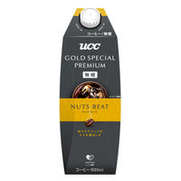 [冷蔵] UCC GOLD SPECIAL PREMIUM ナッツビート 無糖 1000ml×3本 4901201152061 1セット(3本)（直送品）