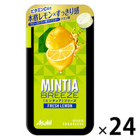 MINTIA（ミンティア）ブリーズ フレッシュレモン　1セット（1個×24）　アサヒグループ食品　タブレット　キャンディ