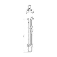 旭製作所 ウベローデ粘度計 0C 4804-02 1個 64-9047-50（直送品）