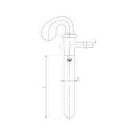 旭製作所 ツンベルク管 Φ22 4718-3L 1個 64-9048-78（直送品）