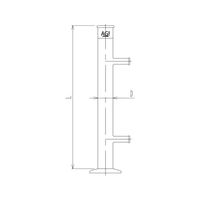 旭製作所 貯蔵安定度試験用シリンダー 250mL 4664-250 1個 64-9048-81（直送品）