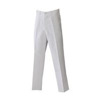 アズワン 男性用白ズボン 綿100% ホワイト S 65-1702-55 1着（直送品）