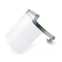 理研オプテック ヘルメット取付型防災面 クリア 255(W)×205(H)×2mm NV-201 8" 1個 65-1745-46（直送品）