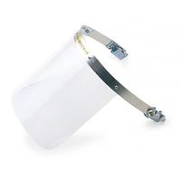 理研オプテック ヘルメット取付型防災面 クリア 255(W)×205(H)×2mm NB-201 8" 1個 65-1745-50（直送品）