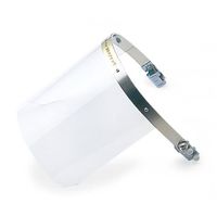 理研オプテック ヘルメット取付型防災面 クリア 305(W)×205(H)×2mm NB-201 1個 65-1745-51（直送品）