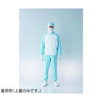 東洋リントフリー 異物混入対策上着 白×青 5L JK275C-12 1枚 65-1917-75（直送品）
