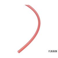 日本ピスコ フッ素樹脂(FEP)チューブ クリアレッド 8×6 5M SET0860-5-CR 1巻 65-2637-17（直送品）