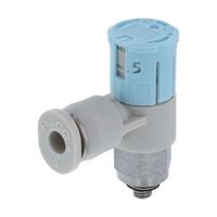 日本ピスコ スピードコントローラダイヤル付タイプ エルボ メーターイン制御 流量:標準タイプ JSGC3-M3BW 1個（直送品）