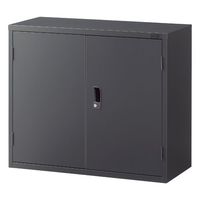 生興 A4判対応書庫ASK ブラック H750mm 上置用 両開き W880 ASK-32H 1台 65-3698-03（直送品）