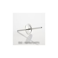 コスモテック NW40+1/4 水冷・ガス導入機用フランジ TUBE/TUBE X1 NW40LF1/4TT1 1個 63-1938-36（直送品）