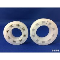鹿島化学金属 樹脂ベアリング(UHMWPE) UKB6008PE-S6 1個 63-5543-65（直送品）