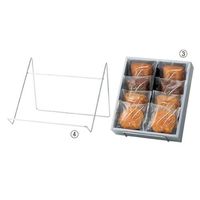 友屋 ワイヤーギフトスタンド 小 ハイタイプ 61-166-2-3 1セット(2個) 61-7223-30（直送品）