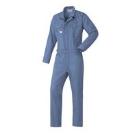 山田辰 夏長袖ツヅキ服 ブラック L 1-1180-BC-L 1枚（直送品