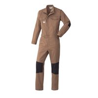 山田辰 夏つなぎ服 ブラウン S 22011-017-S 1枚（直送品）