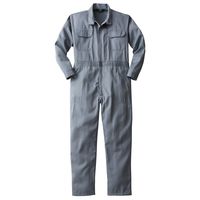 ヤマタカ 耐酸・耐アルカリツナギ服 グレー 5L 63200-7-5L 1枚（直送品）