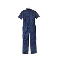 丸鬼商店 半袖ツナギ ブルー 3L S-11-04-3L 1枚（直送品）